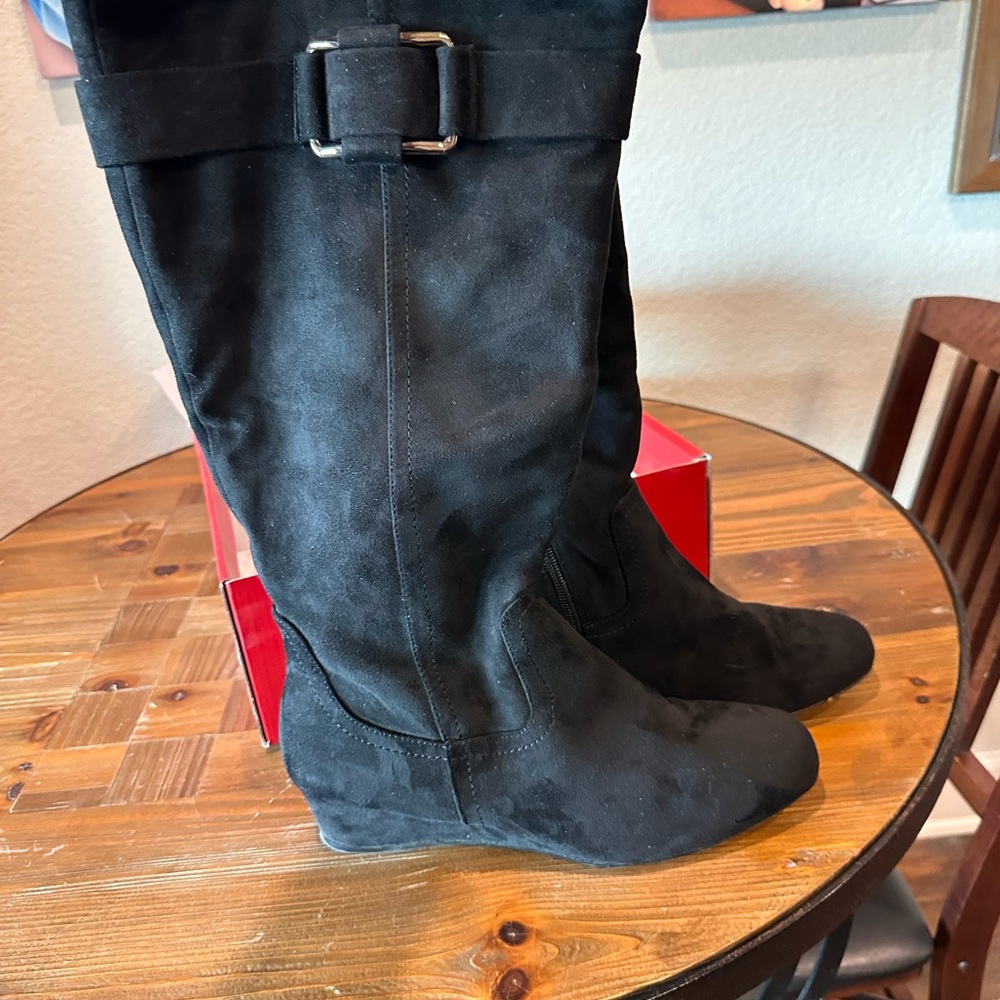 Impo Black Over the Knee Boots